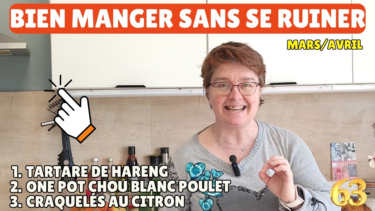 💰 3&euro;=3 RECETTES FACILES, RAPIDES et ECONOMIQUES😋 oui on peut bien manger sans se ruiner