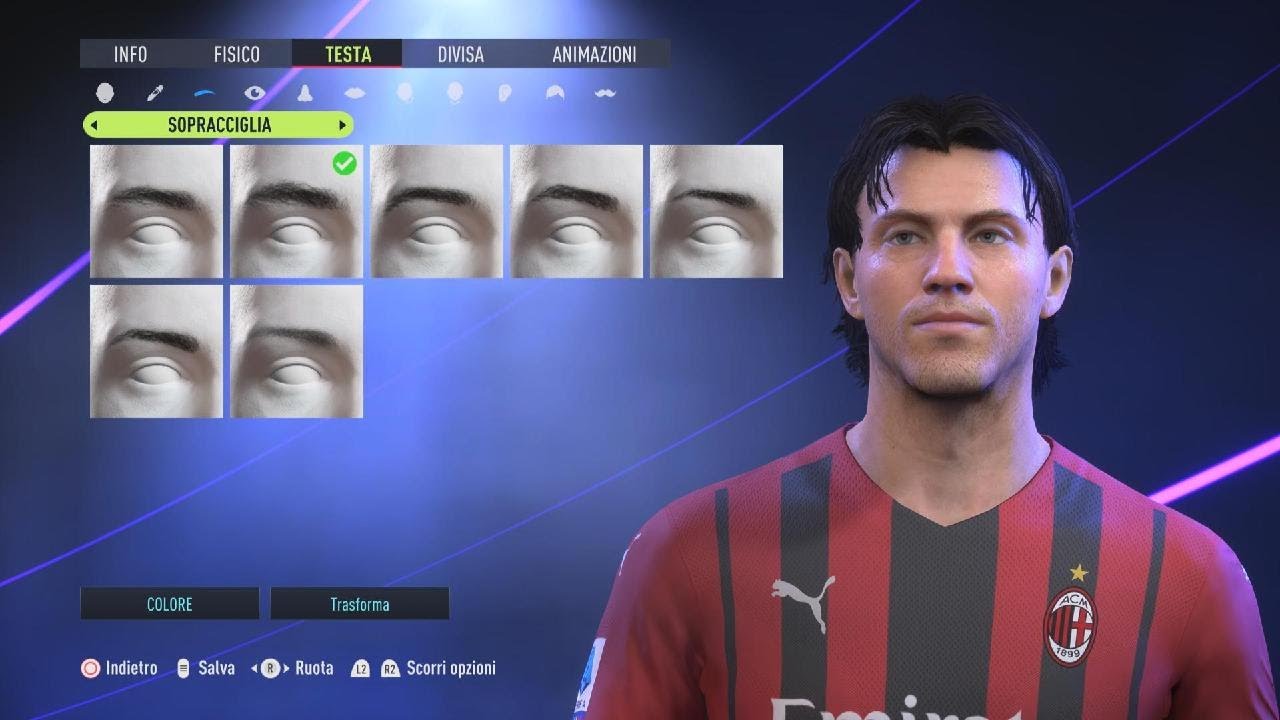 FIFA 22 Creazione Costacurta