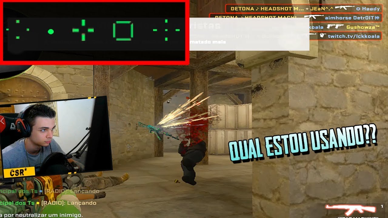 ON FIRE de AK testando a nova CROSSHAIR ROUBADA 🔥🎯