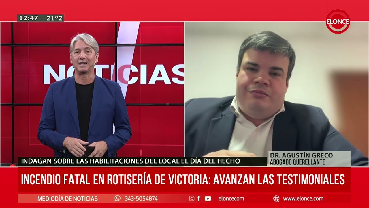 Incendio fatal en rotiser&iacute;a de Victoria: avanzan las testimoniales - Elonce
