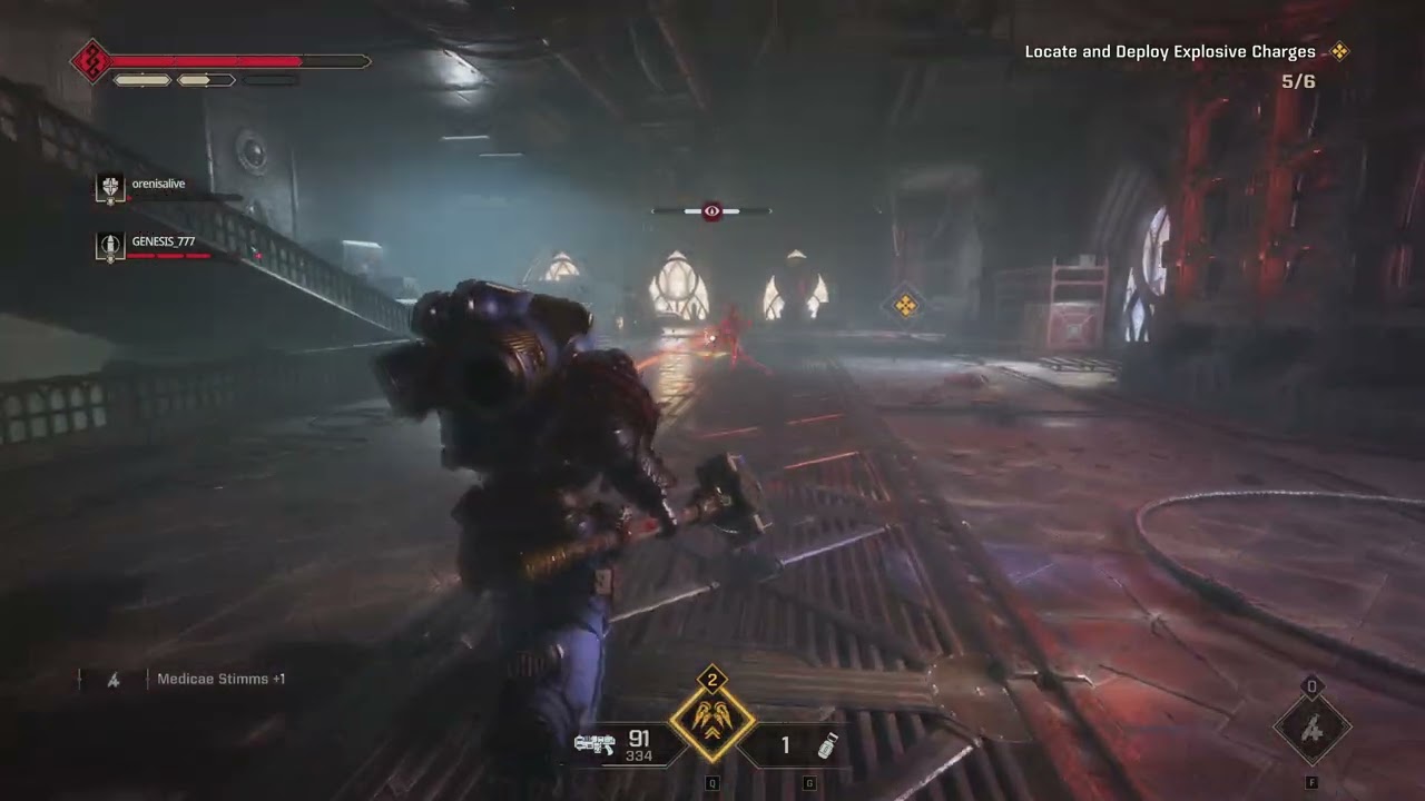 Space Marine 2: Absolute Decapitation as Assault with a Block Hammer