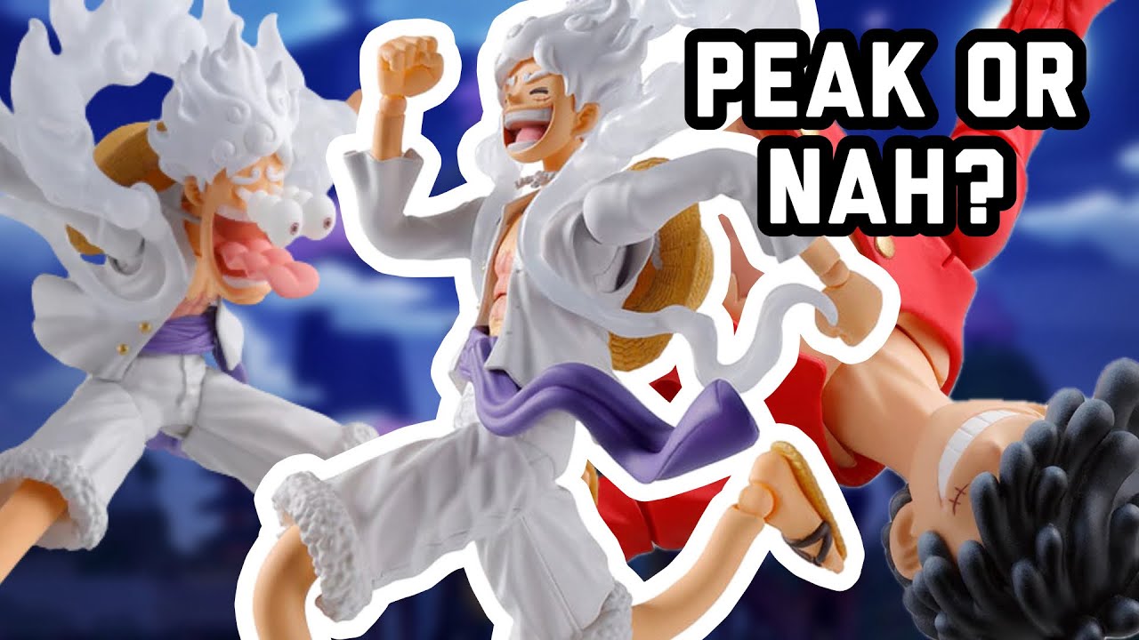 SH Figuarts One Piece Monkey D. Luffy Gear 5 Action Figure Review Tamashii Nations Bandai