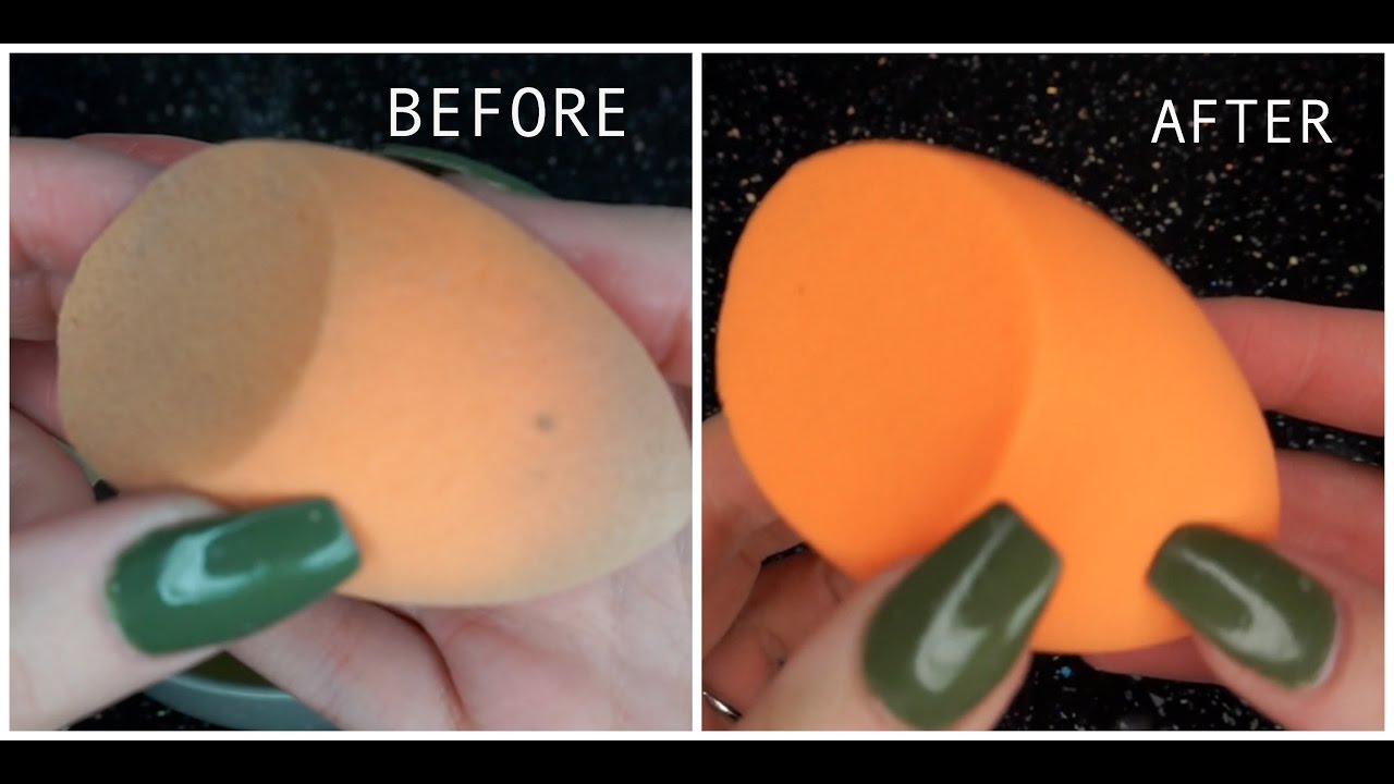 How to clean your beauty sponge to look Brand New!