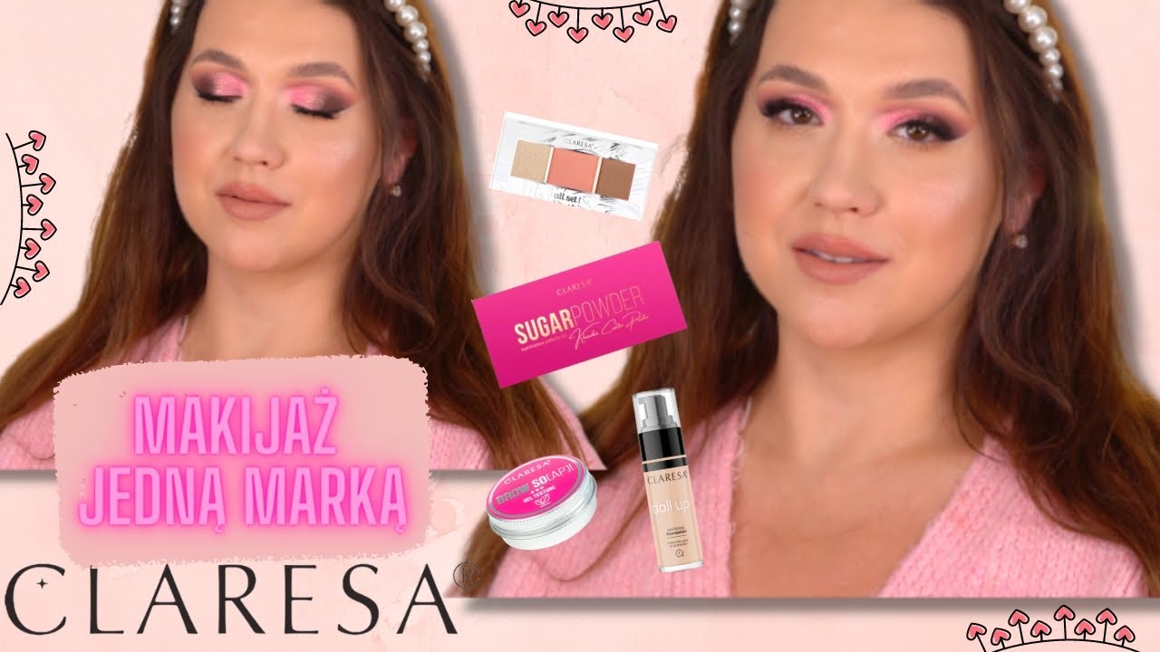 CLARESA 🌸 || CAŁY makijaż za 220 zł 😱 MAKIJAŻ jedną MARKĄ || Kilka HITÓW i ....BUBLI 🤯