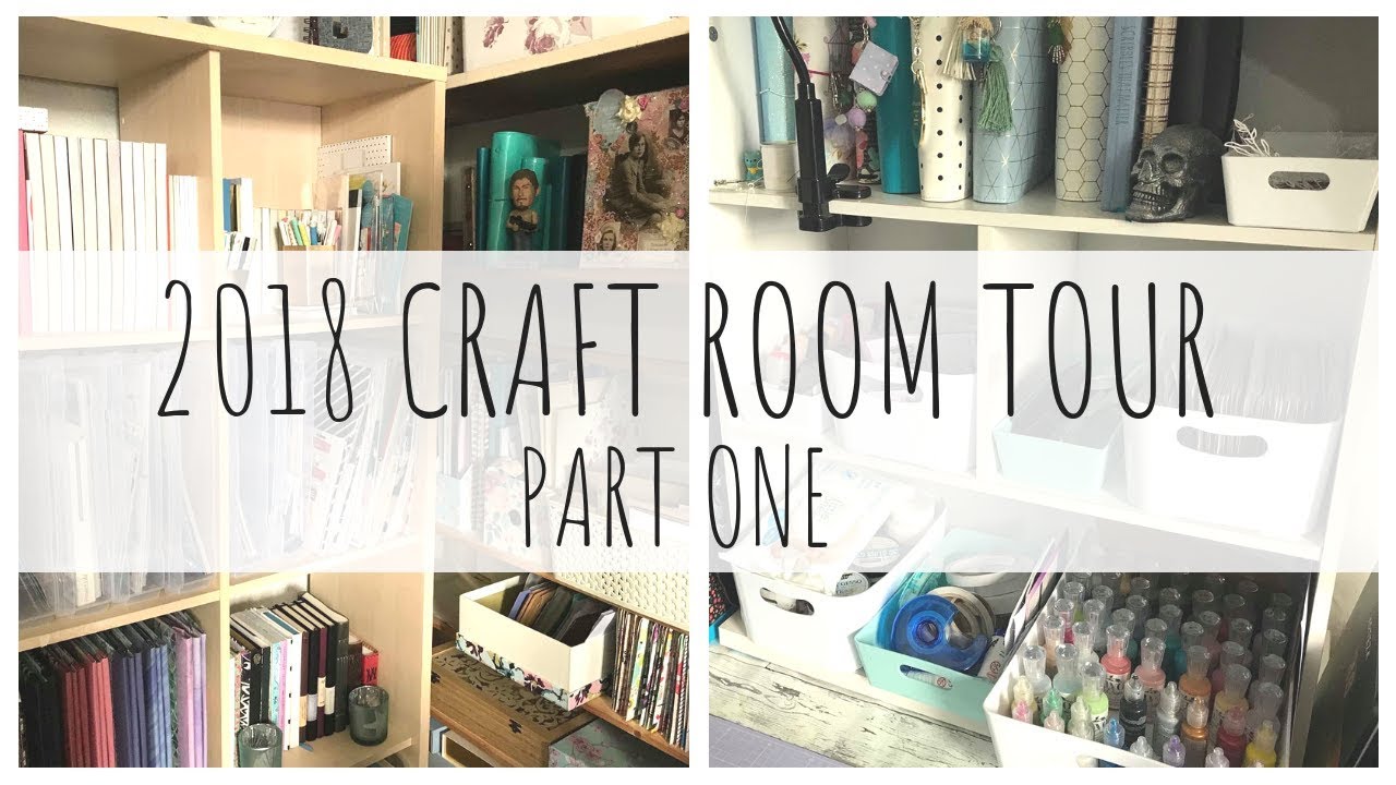 (detailed) CRAFT ROOM TOUR | 2018 | PART ONE | Papercraft, Scraproom | ms.paperlover
