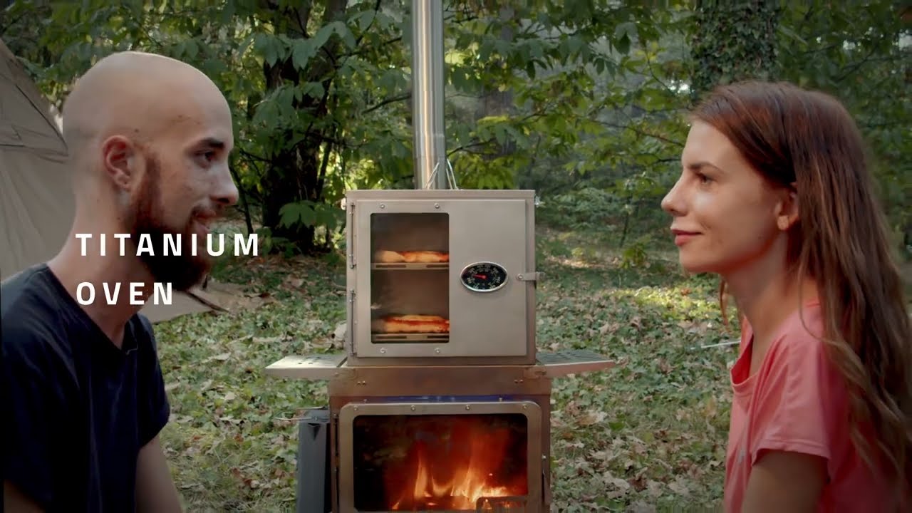 Pomoly LumberJack Fastfold Titanium Tent Wood Stove