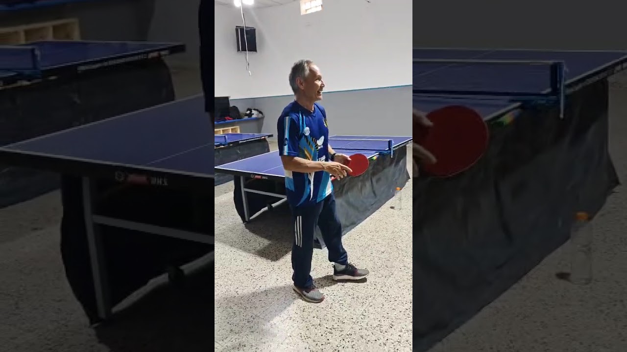 Tenis de mesa, topspin de derecha