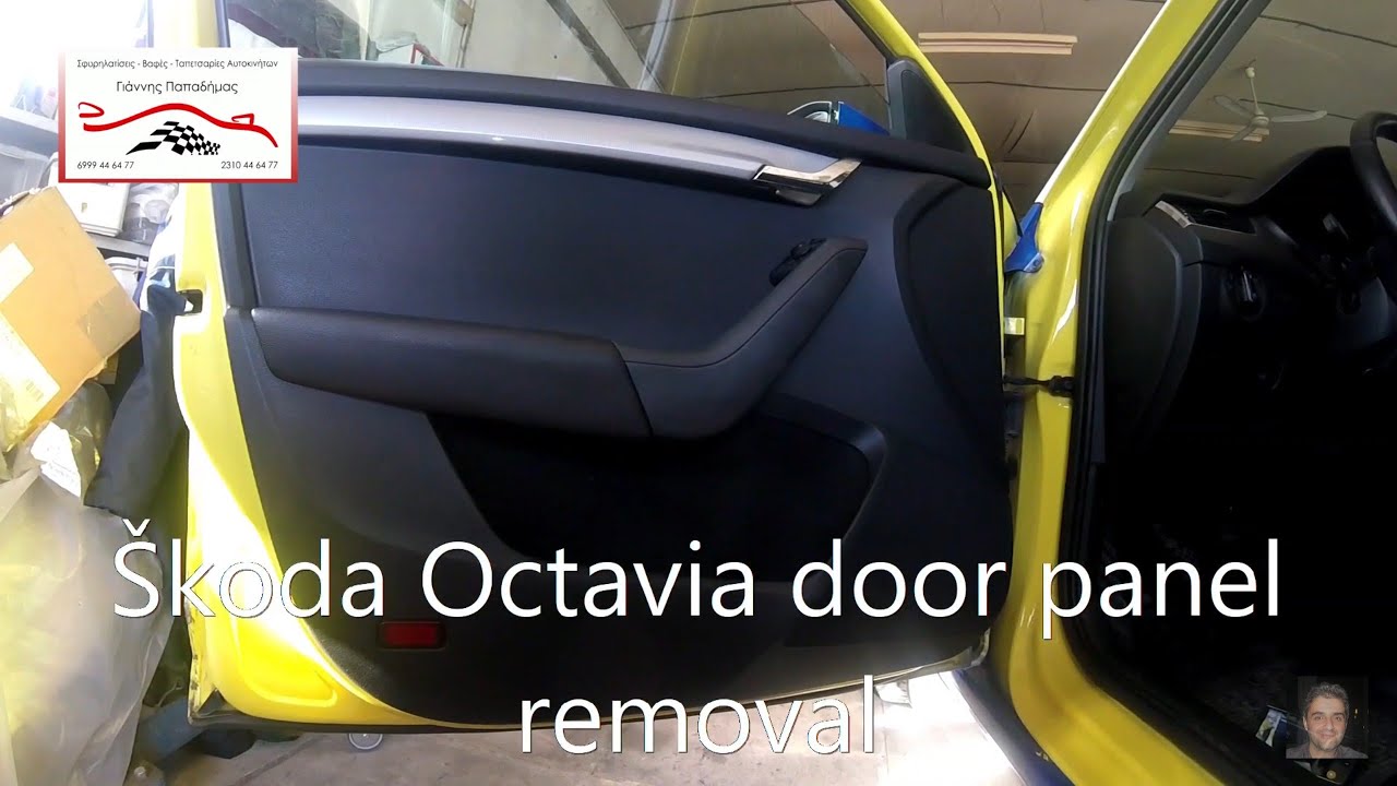 Škoda Octavia 2013-2019 door panel removal
