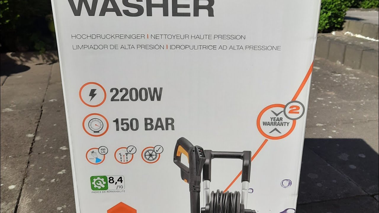Yard Force 150 Bar 2200 W              High-Pressure Washer