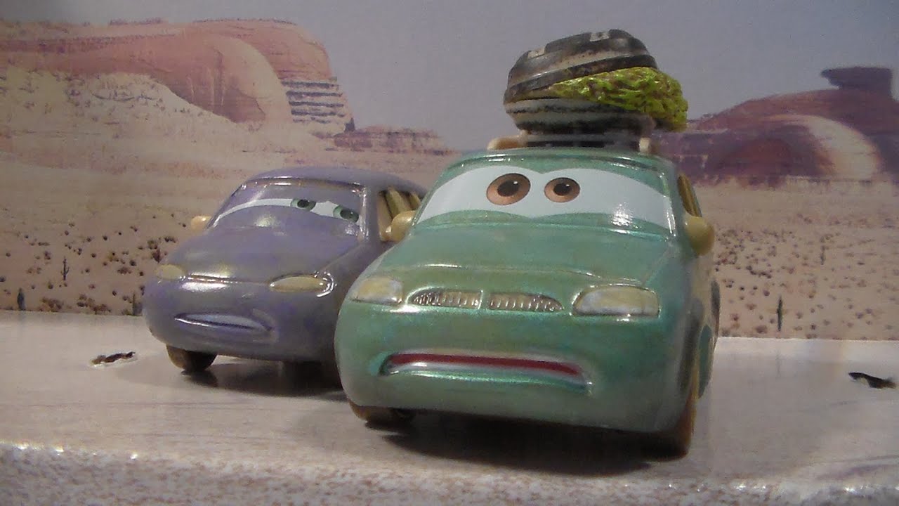 Lost In The Desert Mini and Van, New 2015, Disney Cars, 2-pack, Minny, Diecast Unboxing Review!