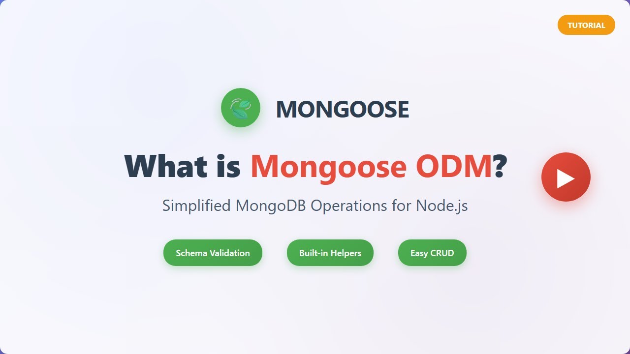 Mongoose ODM Explained: Your Guide to MongoDB with Mongoose