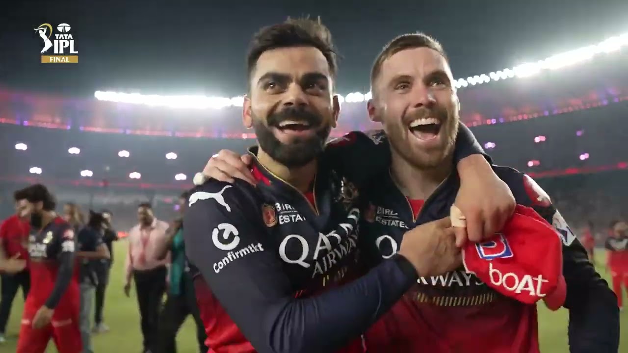 The 18th edition and RCB won their Maiden IPL Title for Virat Kohli and all teams support members 🏆🥇