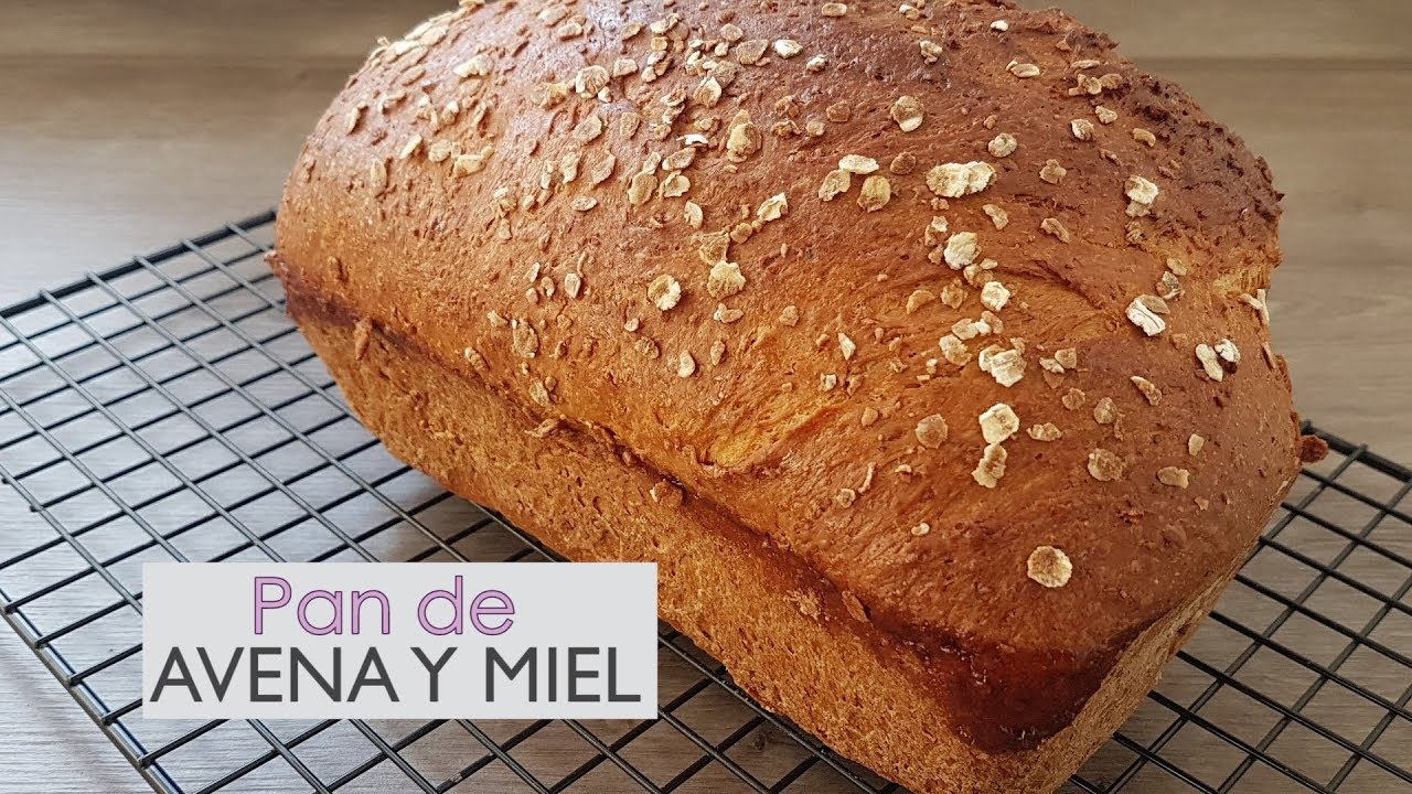 Pan de avena y miel - Suave y delicioso
