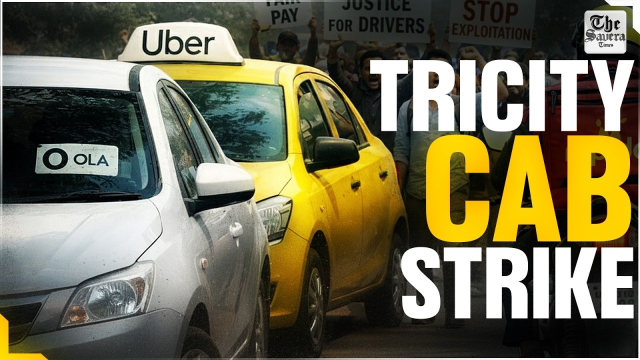 Chandigarh Tricity Hit by Cab Strike: Ola, Uber Drivers Go Off Roads, Commuters Struggle