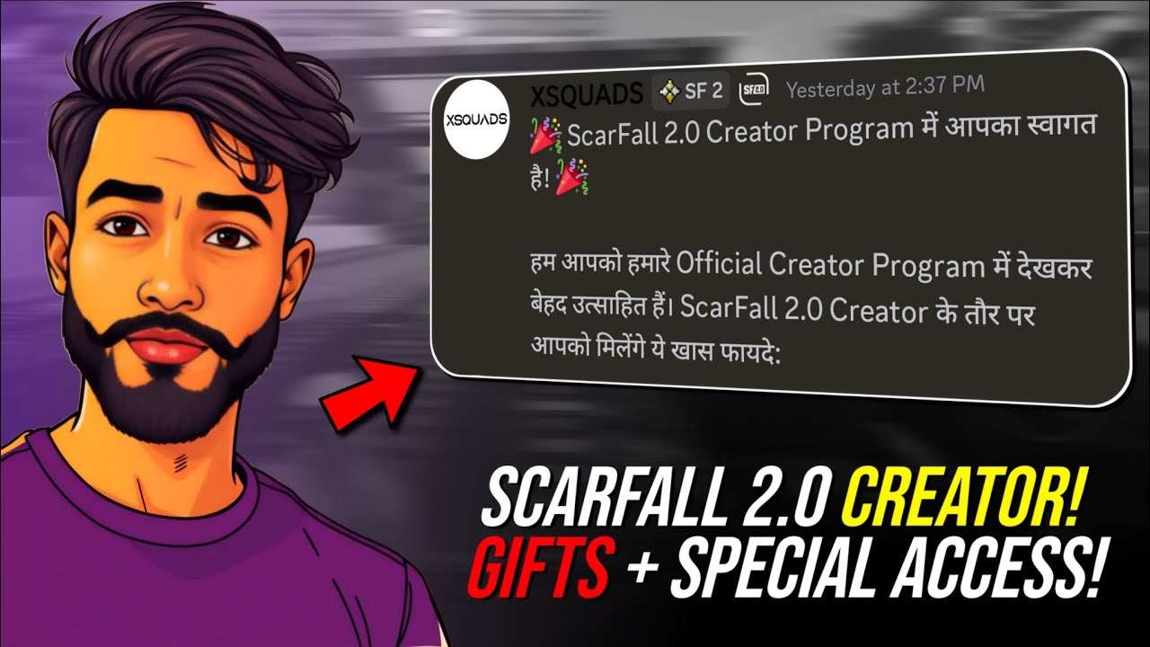 Scarfall 2.0 Creator Program Kaise Join Kare? Perks + Full Guide 🔥