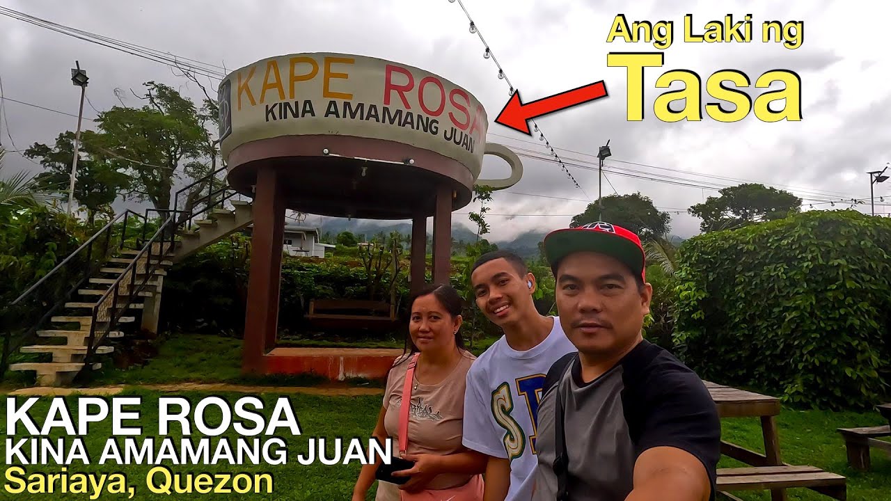 Tara Higop Tayo ng Kape sa Kape Rosa Kina Amamang Juan sa Sariaya Quezon | Yanong Laki ng Tasa Dini