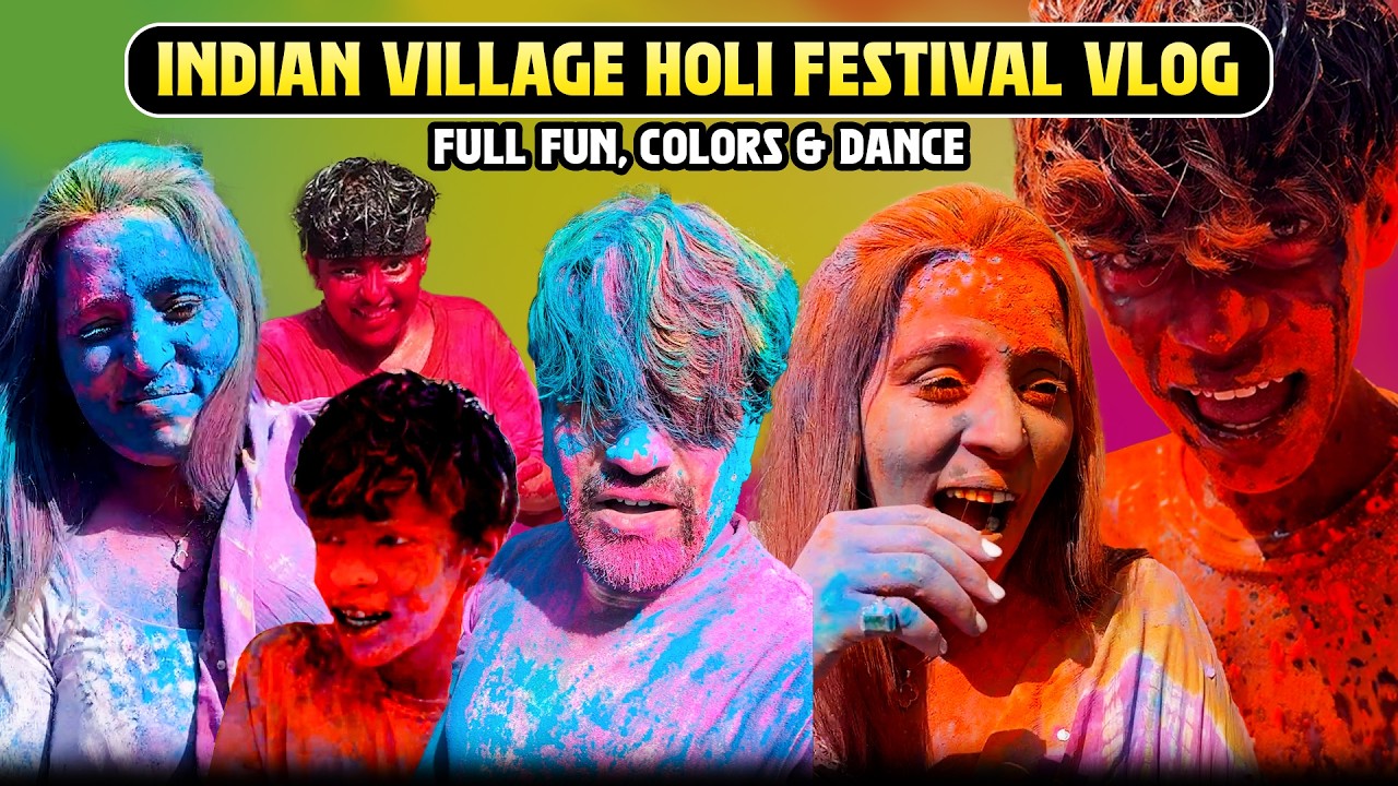 Holi Celebration 2026 with Family | Full Fun, Colors & Dance #holi