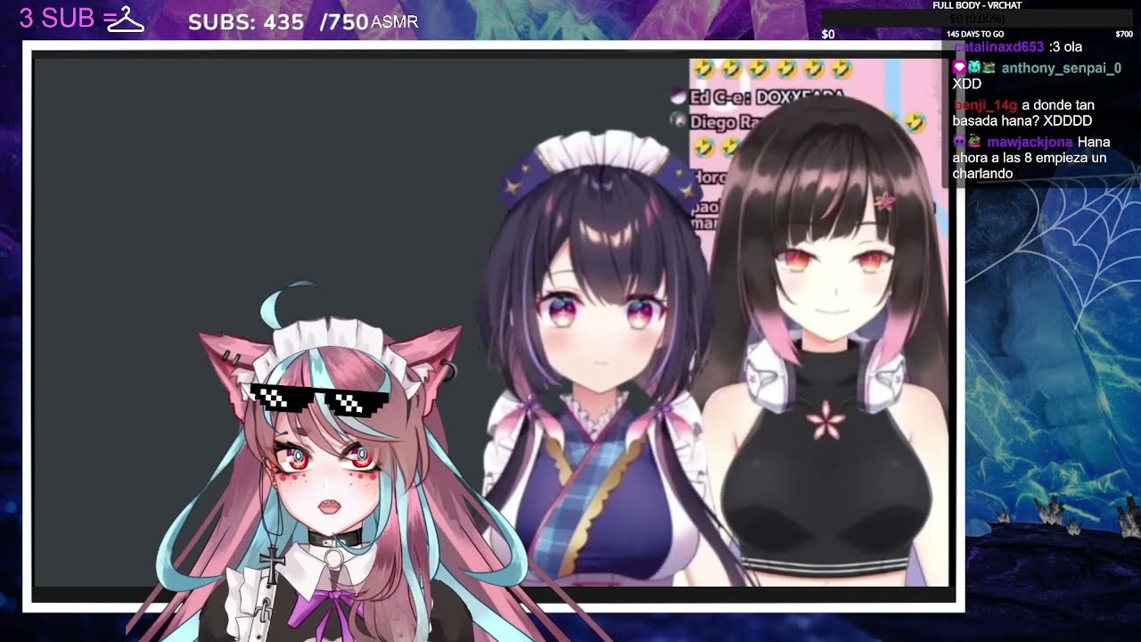 REACCION Emikuki a Hana diciendole SUMISA con Hina