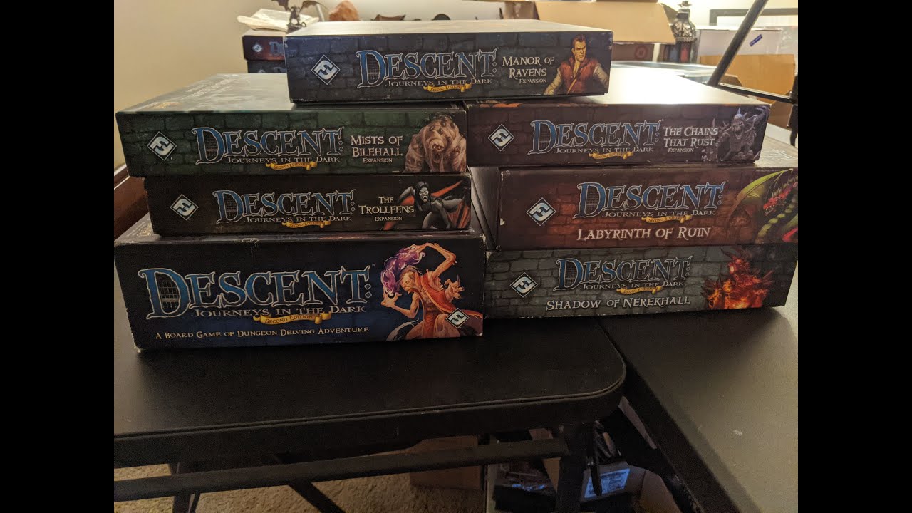 Unboxing - Descent: Journeys in the Dark (Second Edition) - Massive Collection!