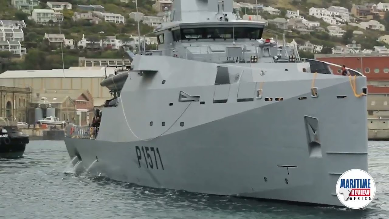 The first of the Multi-Mission Inshore Patrol Vessels is delivered to SA Navy.