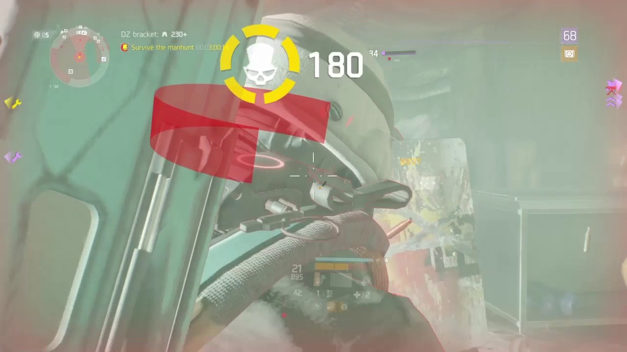 Solo manhunt against 1 shot seekers/flame turrets