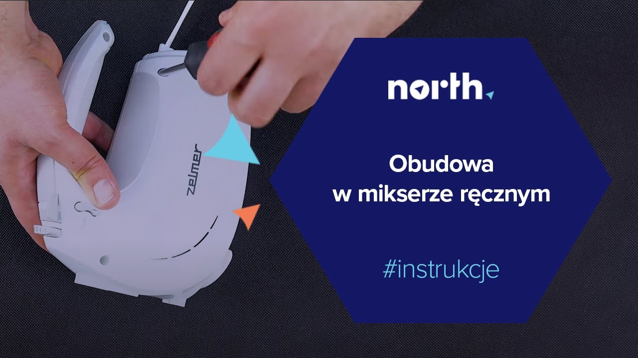 Rozkręcanie obudowy miksera ręcznego Zelmer 481 | North.pl