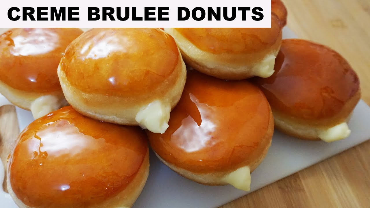 DONAT KARAMEL TANPA ULEN COCOK UNTUK PEMULA | CREME BRULEE DONUTS
