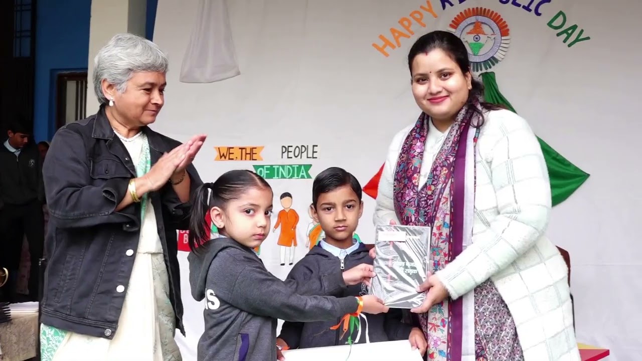 Republic day 2026    Chief guest - Mrs.Anubhuti Shrivastav.     Guest of Honour - Ms. Rucha Karpe