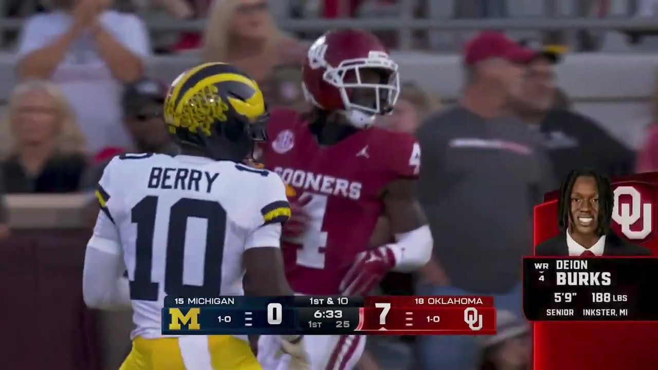 2025 College Football | Oklahoma vs Michigan | Full Game