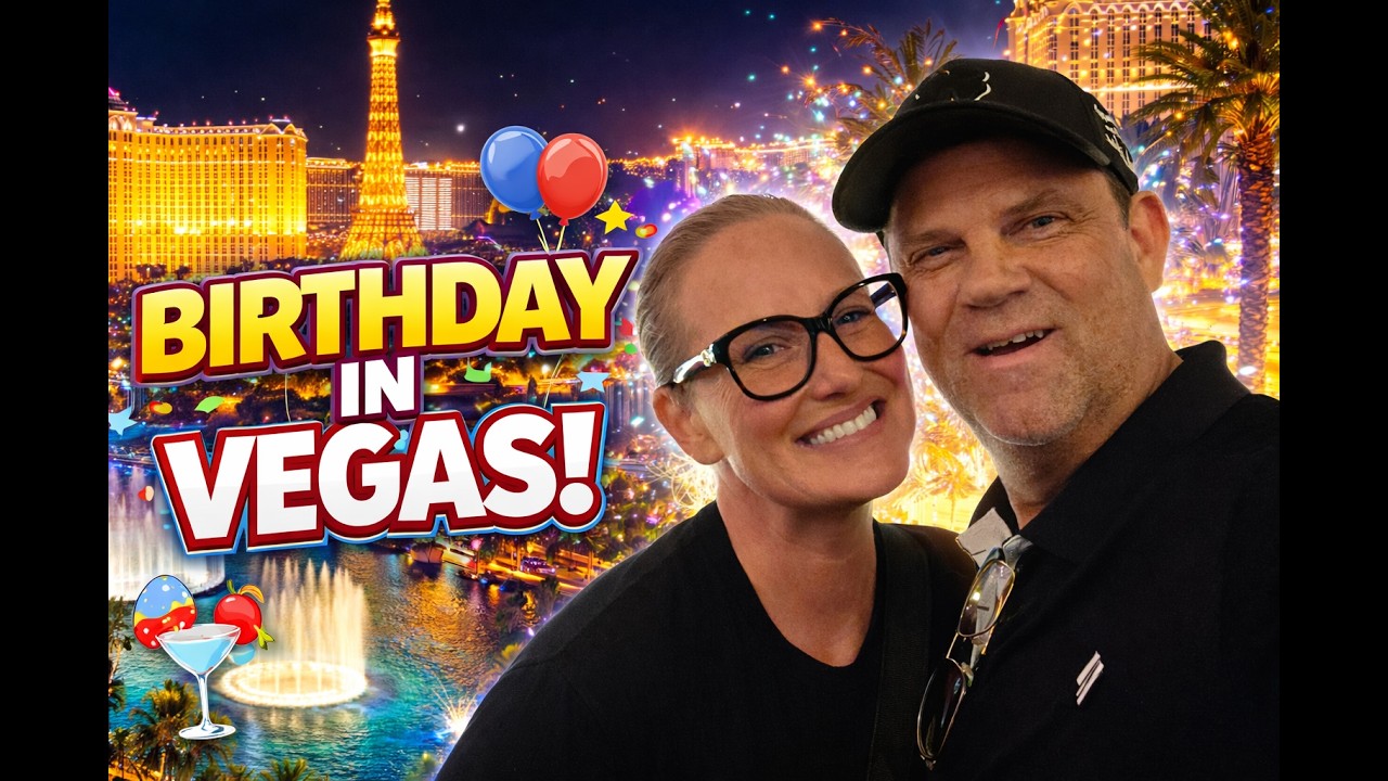 Epic Vegas Birthday Vlog 🎉 Subscriber Meet Up, Gordon Ramsay Burger & Eiffel Tower Dining