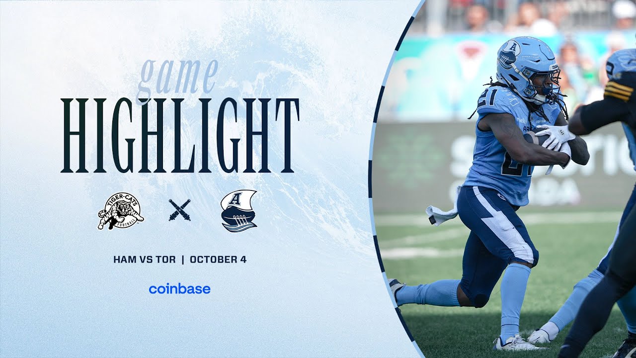 Game Highlights Presented by Coinbase | Week 18 Toronto vs Hamilton, October 4, 2025
