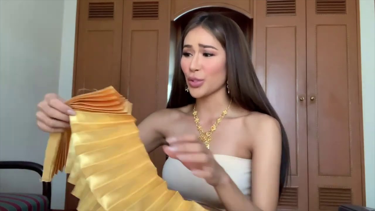 DRESS UP IN THAI TRADITIONAL COSTUME   MISS GRAND PHILIPPINES