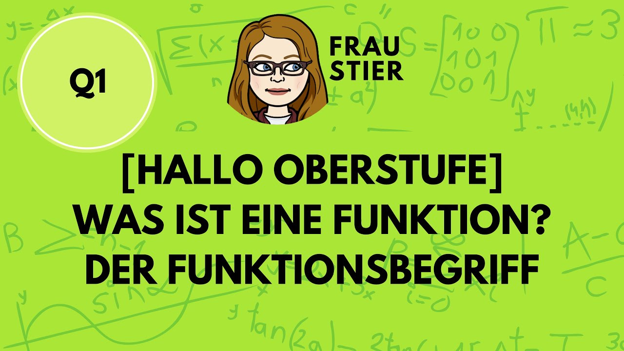 Der Funktionsbegriff: Was ist eine Funktion?
