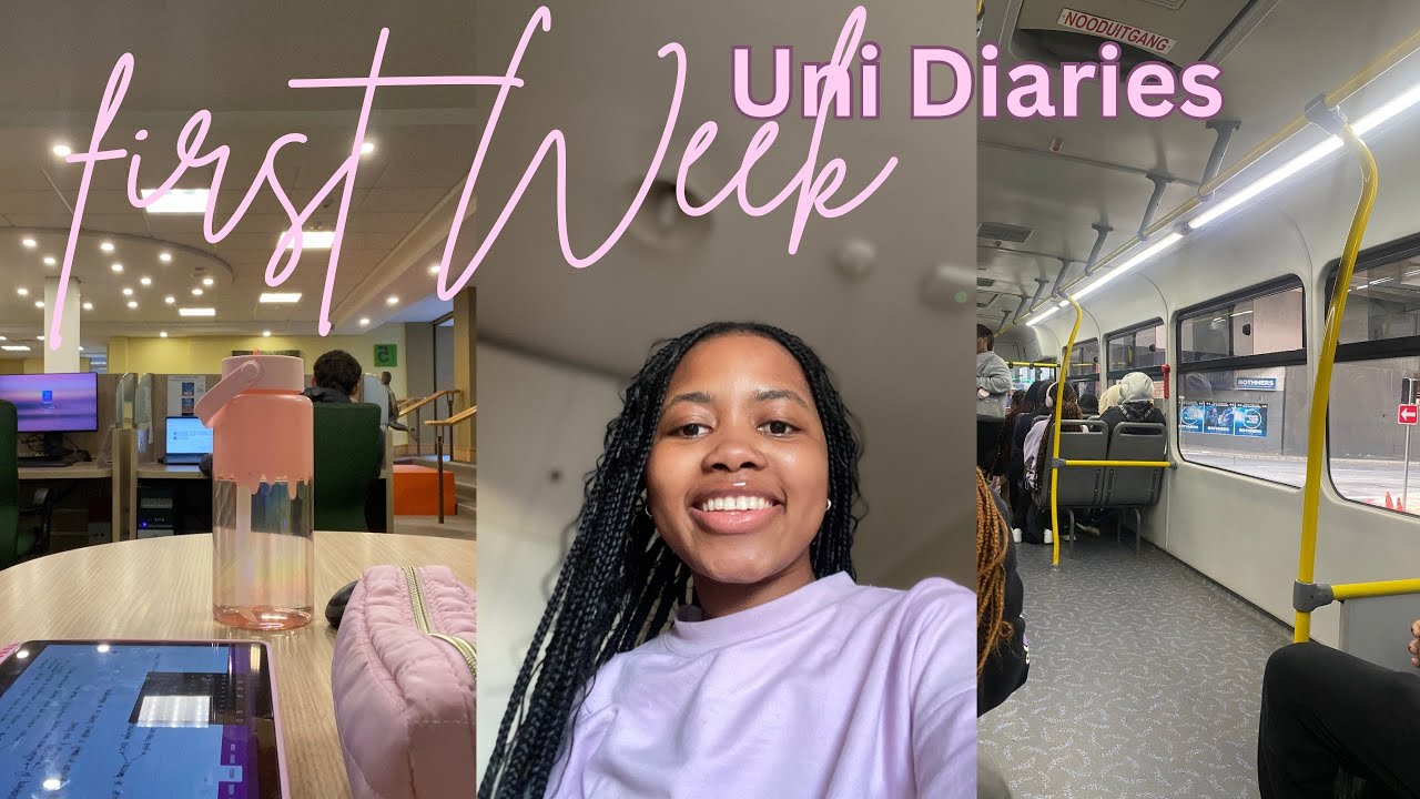 uni diaries | a week in a life of a computer science student | first week | productive | UCT 