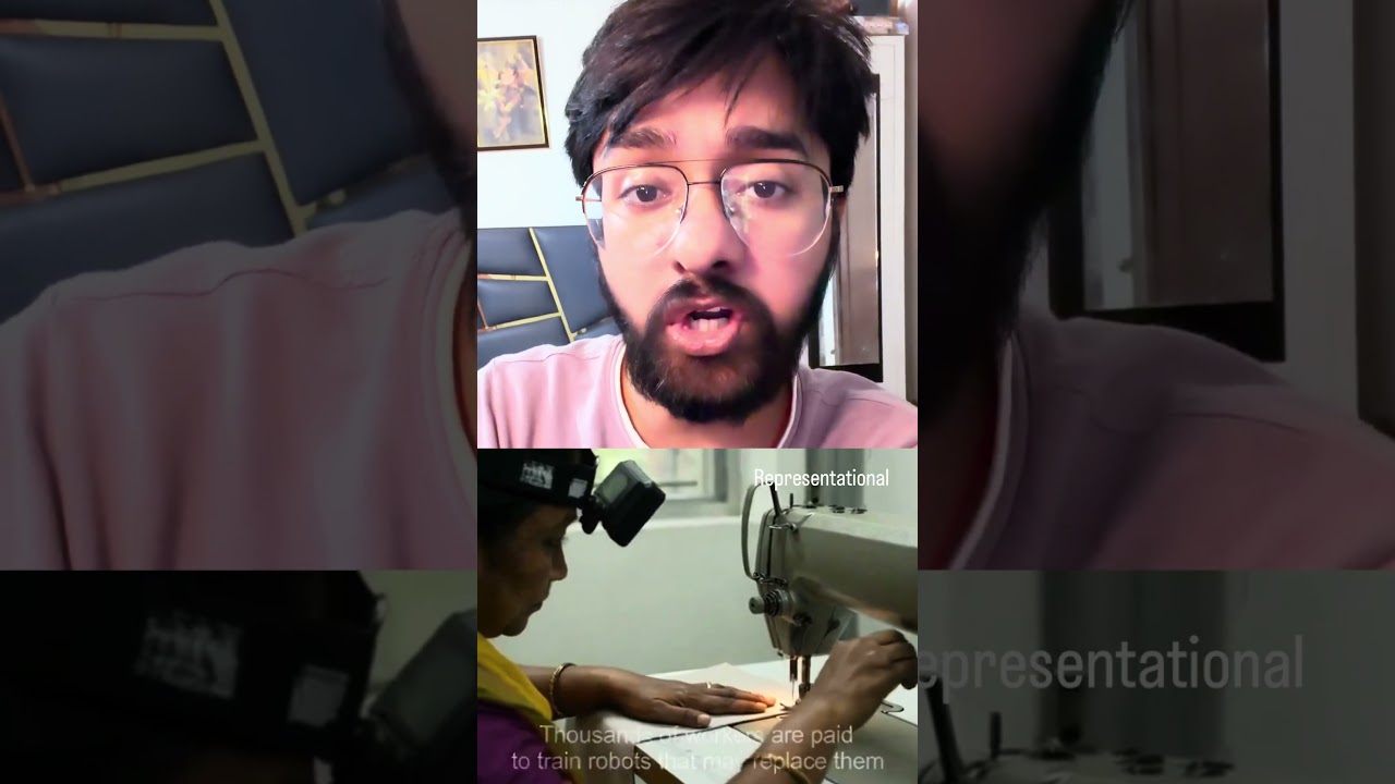 The Indian workers training AI robots to take their jobs