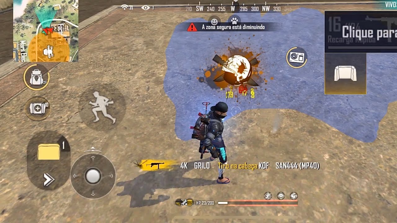 JOGADOR INTELIGENTE! SE EU NÃO PENSASSE RÁPIDO NÃO SAIRIA VIVO NO FREE FIRE