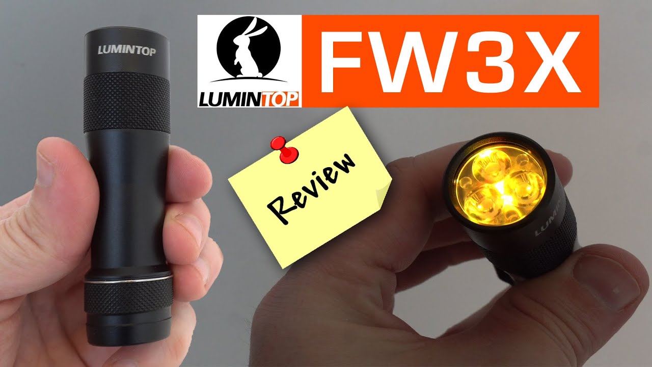 LUMINTOP FW3X - 2800 Lumens EDC Flashlight With Lume1 Driver And Aux RGB LED