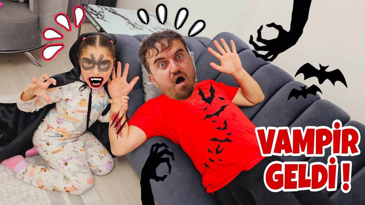 ELİF YÜZÜNÜ BOYADI VAMPİRELLA OLDU ‼️