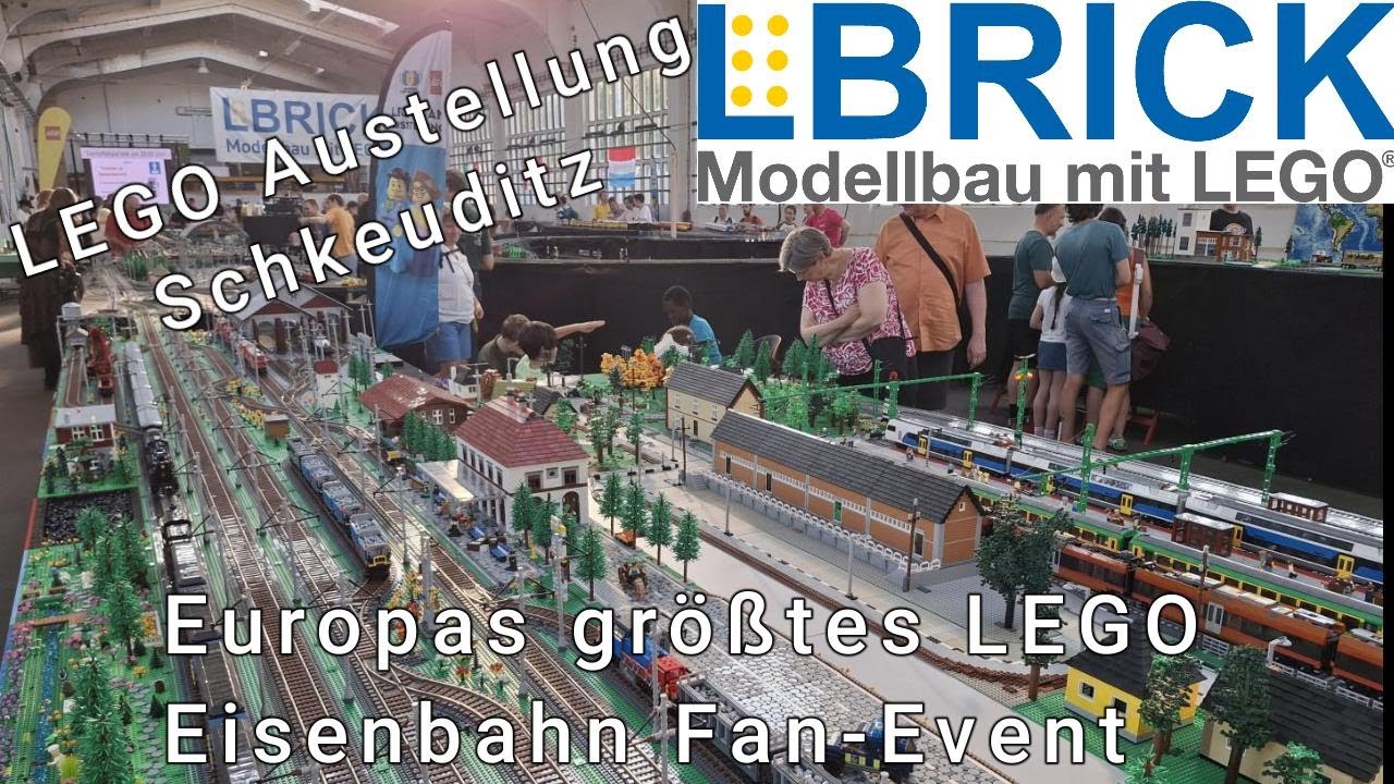 Europas größtes LEGO Eisenbahn Fan-Event 🤩🤩🚂🚂🚂🚆 I LEGO Ausstellung Schkeuditz 2025
