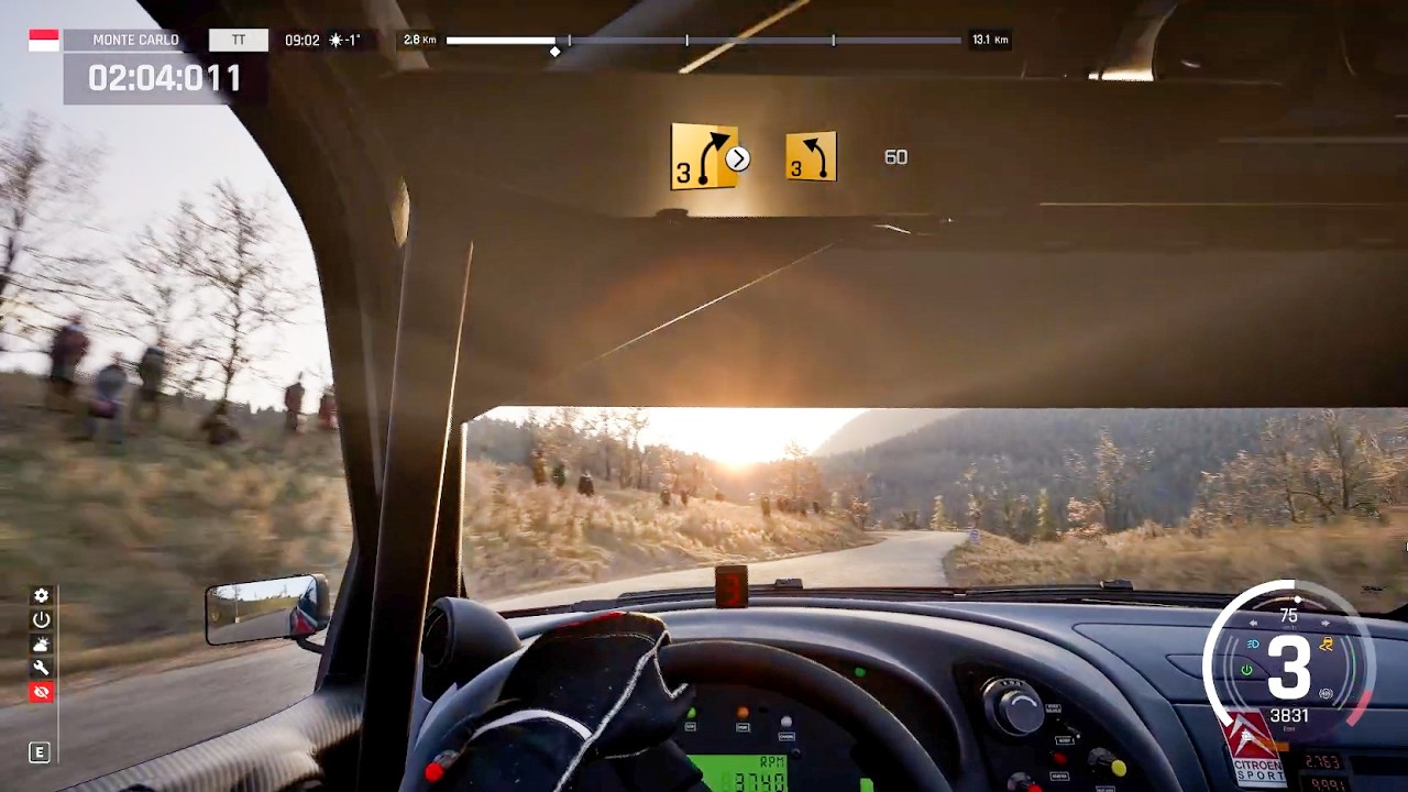 キーボードで頑張ってみた (車載映像) | Assetto Corsa Rally - Monte Carlo