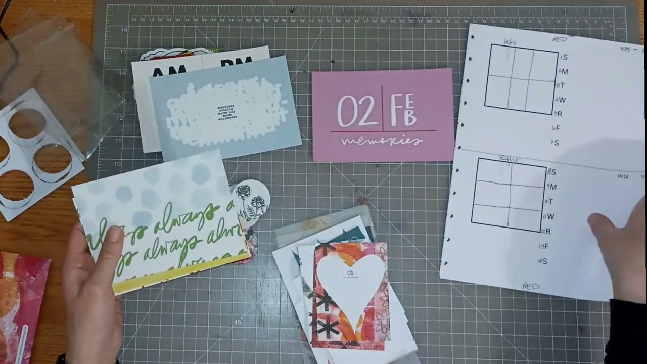 Scrappy Plan with Me: February 2026 project life kit planning 