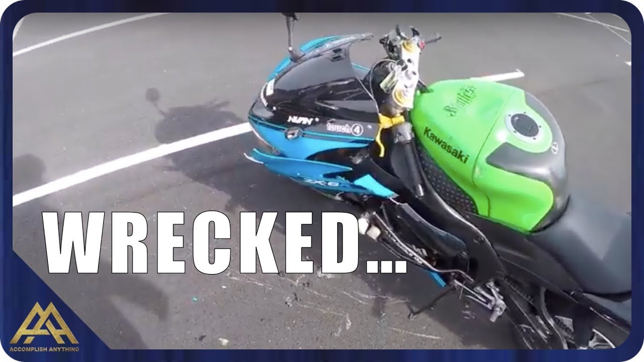 Staggered Wheelies #2 - Wrecked it