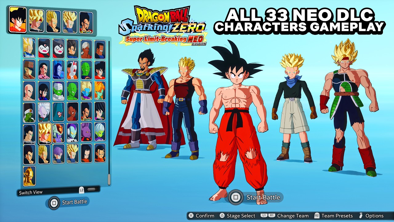 NEW NEO DLC CHARACTERS UNLOCKED! - Dragon Ball Sparking Zero All Transformations & Attacks Gameplay