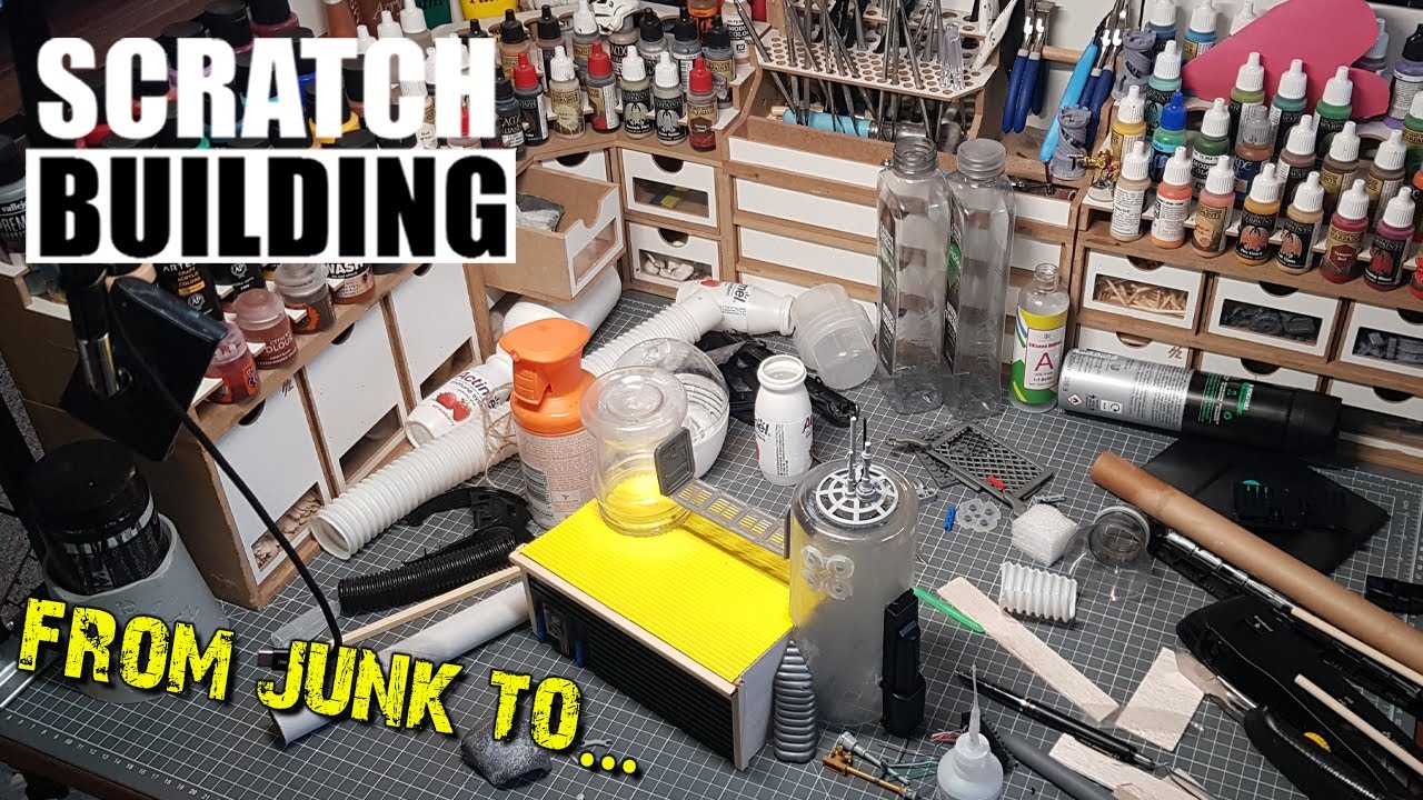 Turn Junk into Cyberpunk Necromunda Grimdark Industrial Terrain