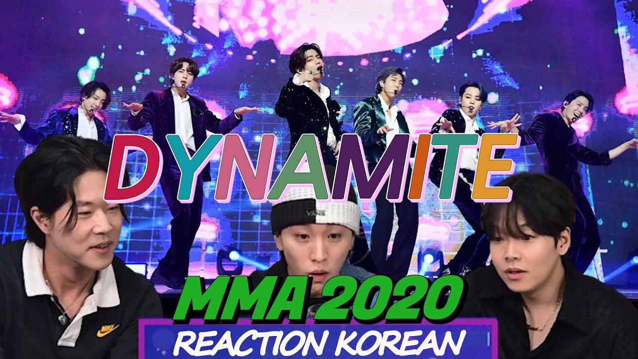 BTS(방탄소년단) - 'DYNAMITE' PERFORMANCE AT MMA 2020 | 시간 여행하는기분💜| Reaction Korean | ENG, SPA, POR, JPN