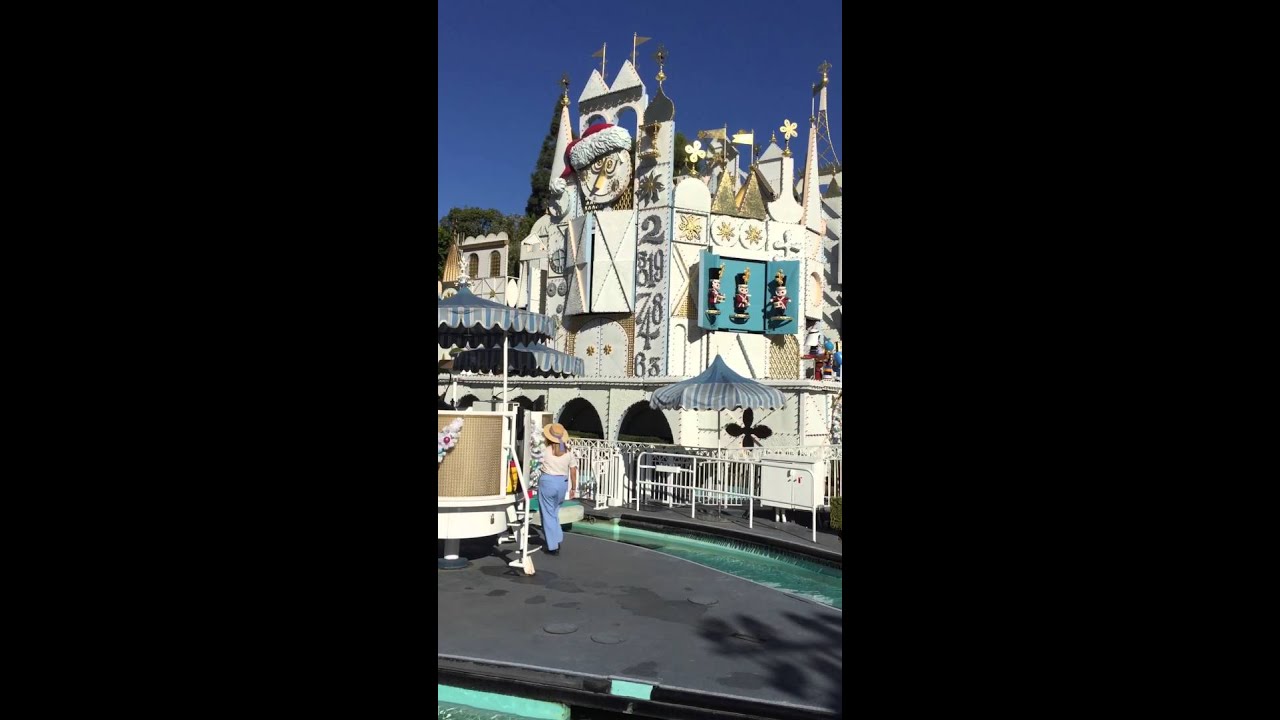 It's a small world clock ceremony. Disneyland