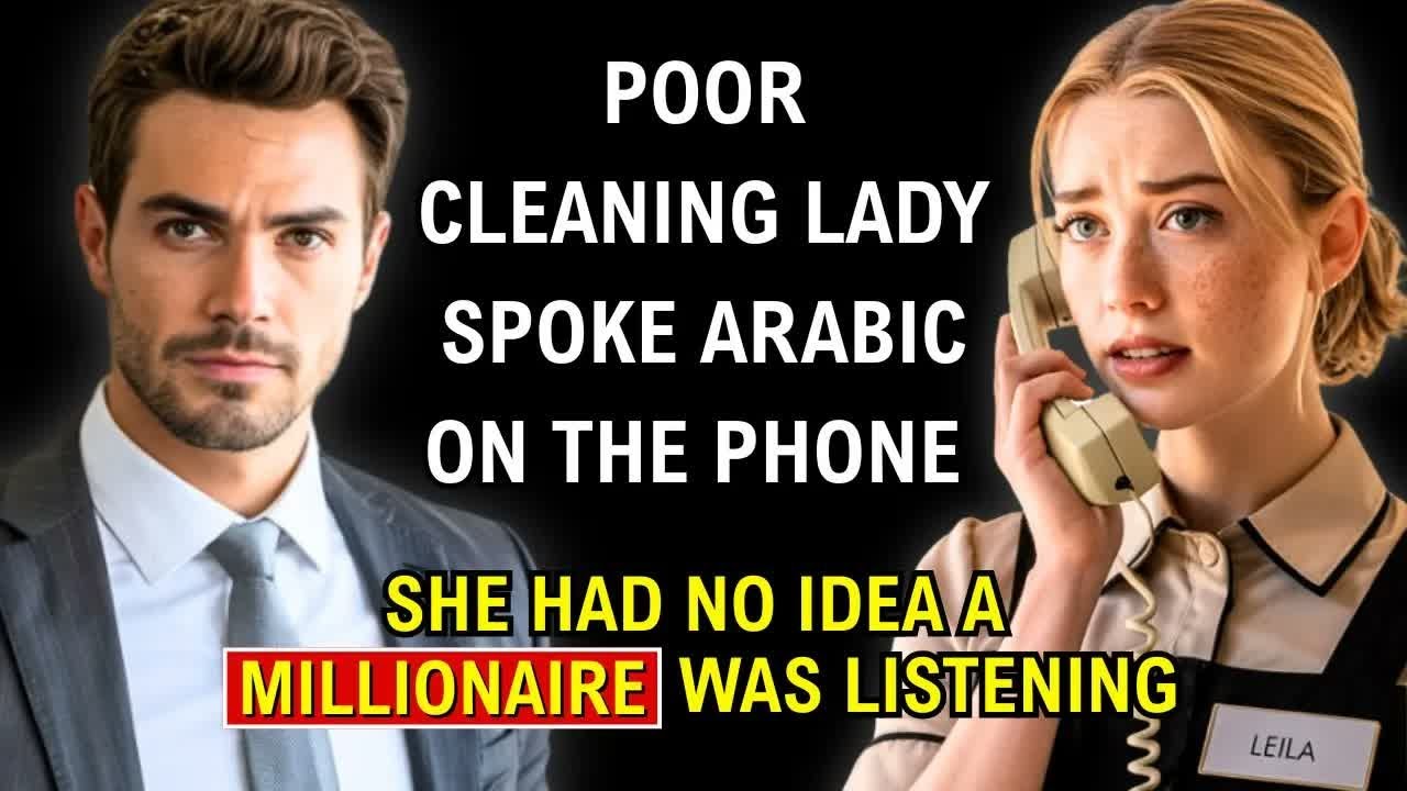 POOR CLEANING LADY SPOKE ARABIC ON THE PHONE — SHE HAD NO IDEA A MILLIONAIRE WAS LISTENING