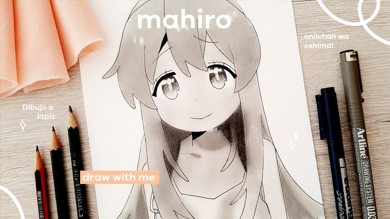 How to draw anime | Mahiro | Easy drawing Tutorial | Oniichan wa Oshimaii!