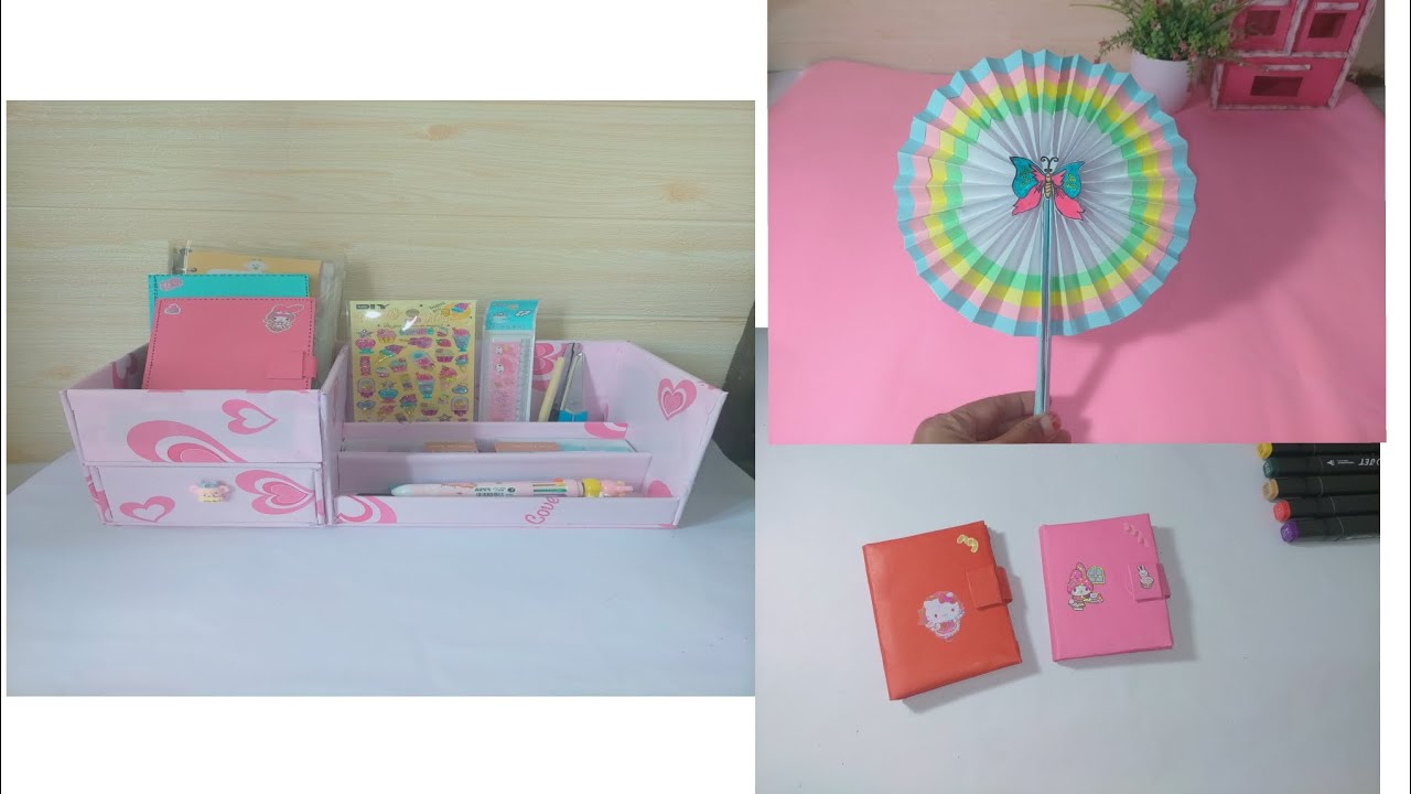 DIY | Rak Alat Tulis | DIY kipas |Buku mini 