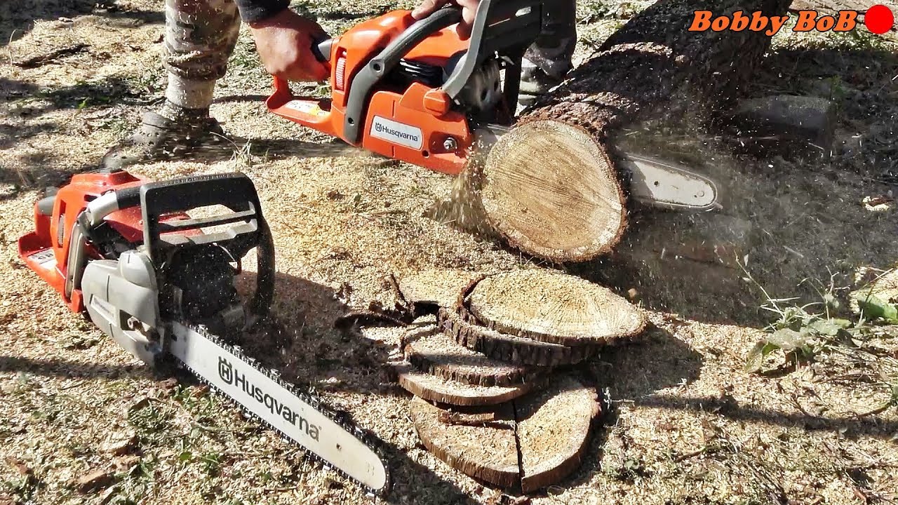 Husqvarna 435 2.2Hp vs Husqvarna 550XP 3.8Hp